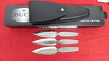 Buck 0073SSSVP Kinetic Series Throwing Knives 3 pc Knife Set 2016 Limited Edition RARE USA Made