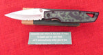 Buck 0175-FXG 175 Lightning II Green Marble Aluminum Partially Serrated Knife 420HC 1998 USA Lot#BU-284-L