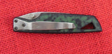 Buck 0175-FXG 175 Lightning II Green Marble Aluminum Partially Serrated Knife 420HC 1998 USA Lot#BU-284-L