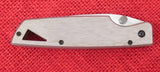 Buck 0175-FX 175 Lightning II Aluminum Partially Serrated Knife 420HC 1999 USA Lot#BU-287-L