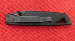 Buck 0175-FXBK 175 Lightning II Black Aluminum Partially Serrated Knife 420HC 1998 USA Lot#BU-285-L