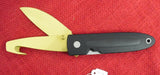 Buck 0180-Z2 180 Crosslock Hunter Gold BuckCote 2 Blade Guthook Knife USA Made 420HC Lot#180-12