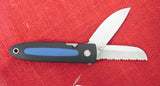 Buck 0180-DB 180 Crosslock Double Blade Knife Sheepsfoot 1998 USA Made 420HC Liner Lock Lot#180-16