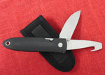 Buck 0180-D1 180 Crosslock Hunter 2 Blade Guthook Knife 1994 USA Made 420HC Liner Lock Lot#180-8