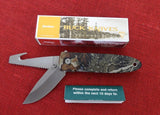 Buck 0180-D3 180-D3 Crosslock Hunter Camo Knife 3 Function Drop Point Guthook Saw 180-27