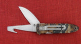 Buck 0180-D3 180-D3 Crosslock Hunter Camo Knife 3 Function Drop Point Guthook Saw 180-27
