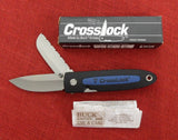 Buck 0180-DB 180 Crosslock 1998 Double Blade Knife Sheepsfoot 180-24