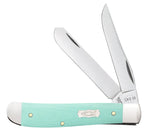 Case 18101 Mini Trapper Smooth Seafoam Green G10 USA Knife 10207 SS