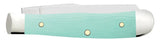 Case 18110 Tiny Trapper Knife Seafoam Green G-10 USA 102154 SS NIB