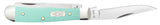 Case 18110 Tiny Trapper Knife Seafoam Green G-10 USA 102154 SS NIB