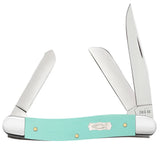 Case 18111 Medium Stockman Seafoam Green G10 10318 SS Knife
