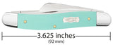 Case 18111 Medium Stockman Seafoam Green G10 10318 SS Knife