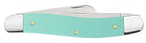 Case 18111 Medium Stockman Seafoam Green G10 10318 SS Knife