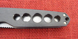 Buck 0183-GY 183 Alpha Crosslock Knife Gray Coated Spear Point Guthook Saw 2004 183-1