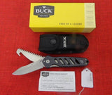 Buck 0183BKS1 Alpha Crosslock Knife Guthook Saw USA 2016 BU-548