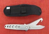 Buck 0183-GY 183 Alpha Crosslock Knife Spear Point Guthook Saw 2008 USA 183-4