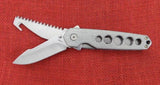 Buck 0183-GY 183 Alpha Crosslock Knife Spear Point Guthook Saw 2008 USA 183-4