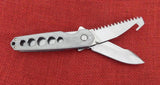 Buck 0183-GY 183 Alpha Crosslock Knife Spear Point Guthook Saw 2008 USA 183-4