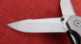 Buck 0183-GY 183 Alpha Crosslock Knife Spear Point Guthook Saw 2008 USA 183-4
