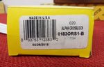 Buck 0183ORS1 183 Alpha Crosslock S#20 Orange Aluminum 2 Bld Knife Saw Guthook Lot#BU-391