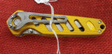 Buck 0183ORS1 183 Alpha Crosslock S#20 Orange Aluminum 2 Bld Knife Saw Guthook Lot#BU-391