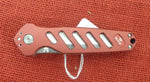 Buck 0183RDS 183 Alpha Crosslock Hoof Pick Knife Red Aluminum Equestrian Lot#BU-390