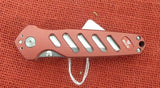 Buck 0183RDS 183 Alpha Crosslock Hoof Pick Knife Red Aluminum Equestrian Lot#BU-390