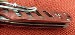 Buck 0183RDS 183 Alpha Crosslock Hoof Pick Knife Red Aluminum Equestrian Lot#BU-390