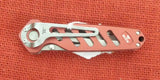 Buck 0183RDS 183 Alpha Crosslock Hoof Pick Knife Red Aluminum Equestrian Lot#BU-390
