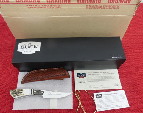 Buck 0018TSLE Spur 2015 Stag Limited Edition Knife Fixed Blade 154CM USA #32/200 Lot#BU-183