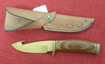 Buck 0191 191 Zipper Hunting Knife 1996 Gold Blade USA Lot#191-14