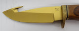 Buck 0191 191 Zipper Hunting Knife 1996 Gold Blade USA Lot#191-14