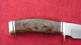 Buck 0191 191 Zipper Bass Pro Shops Johnny Morris LOGO Guthook Hunting Knife USA 2001 Lot#191-3