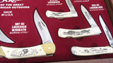 Schrade Knife 7 pc 1991 Great American Outdoors Limited Edition 1 of 1500 Scrimshaw Set Lot#191