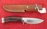 Buck 0192 192 Vanguard Rosewood Nickel Silver Knife 2001 USA Lot#192-17