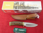 Buck 0192-BR 192 Vanguard 2001 Hand Signed by Chuck Hunting Knife UNUSED Lot#192-29