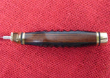 Buck 0192 192 Vanguard Knife Jigged Bone Handle Wood Inserts USA 1997 Lot#192-5