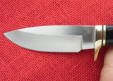 Buck 0192 192 Vanguard Knife Jigged Bone Handle Wood Inserts USA 1997 Lot#192-5
