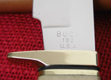 Buck 0192 192 Vanguard Stag Slab Handles Highly Polished Knife 1993 USA Lot#192-8