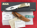 Buck 0192-EP 192 Round Stag Vanguard Elk Profile Blade Cutout Hunting Knife 2000 USA Limited Edition #632