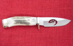 Buck 0192-EP 192 Round Stag Vanguard Elk Profile Blade Cutout Hunting Knife 2000 USA Limited Edition #632