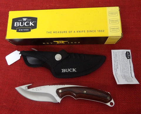 Buck 0693RWG 693 Alpha Hunter Rosewood 420HC Guthook Knife USA 2013 Lot#BU-399