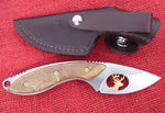Buck 0196-DP 196 Mini Alpha Hunter Gold Deer Profile Cutout Limited Edition Knife USA 2004 Lot#BU-200