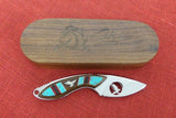Buck 0196 196DY Mini Alpha Hunter David Yellowhorse Sacred Eagle Knife BU-466