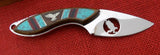 Buck 0196 196DY Mini Alpha Hunter David Yellowhorse Sacred Eagle Knife BU-466