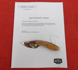 Buck 0196 196 Mini Alpha Hunter Knife Prototype Polished Ivory RARE BU-656