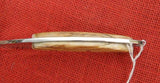 Buck 0196 196 Mini Alpha Hunter Knife Prototype Polished Ivory RARE BU-656