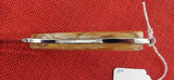 Buck 0196 196 Mini Alpha Hunter Knife Prototype Polished Ivory RARE BU-656
