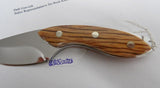 Buck 0196 196 Mini Alpha Hunter Knife Prototype Polished Ivory RARE BU-656