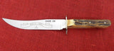 Case 01350 Old Time Stag Fixed Blade Knife 1991 NKCA Club USA